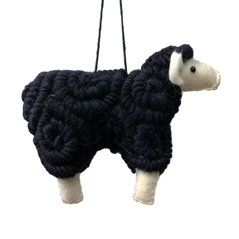 Wooly Sheep Ornament - 3 colors to choose from