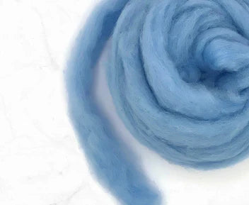 Blue Skies Carded Corriedale Felting Wool