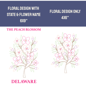 Delaware Peach Blossom - State Flower Collection