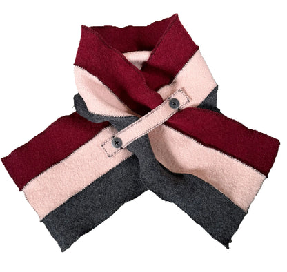 Blush and Grey Scarf