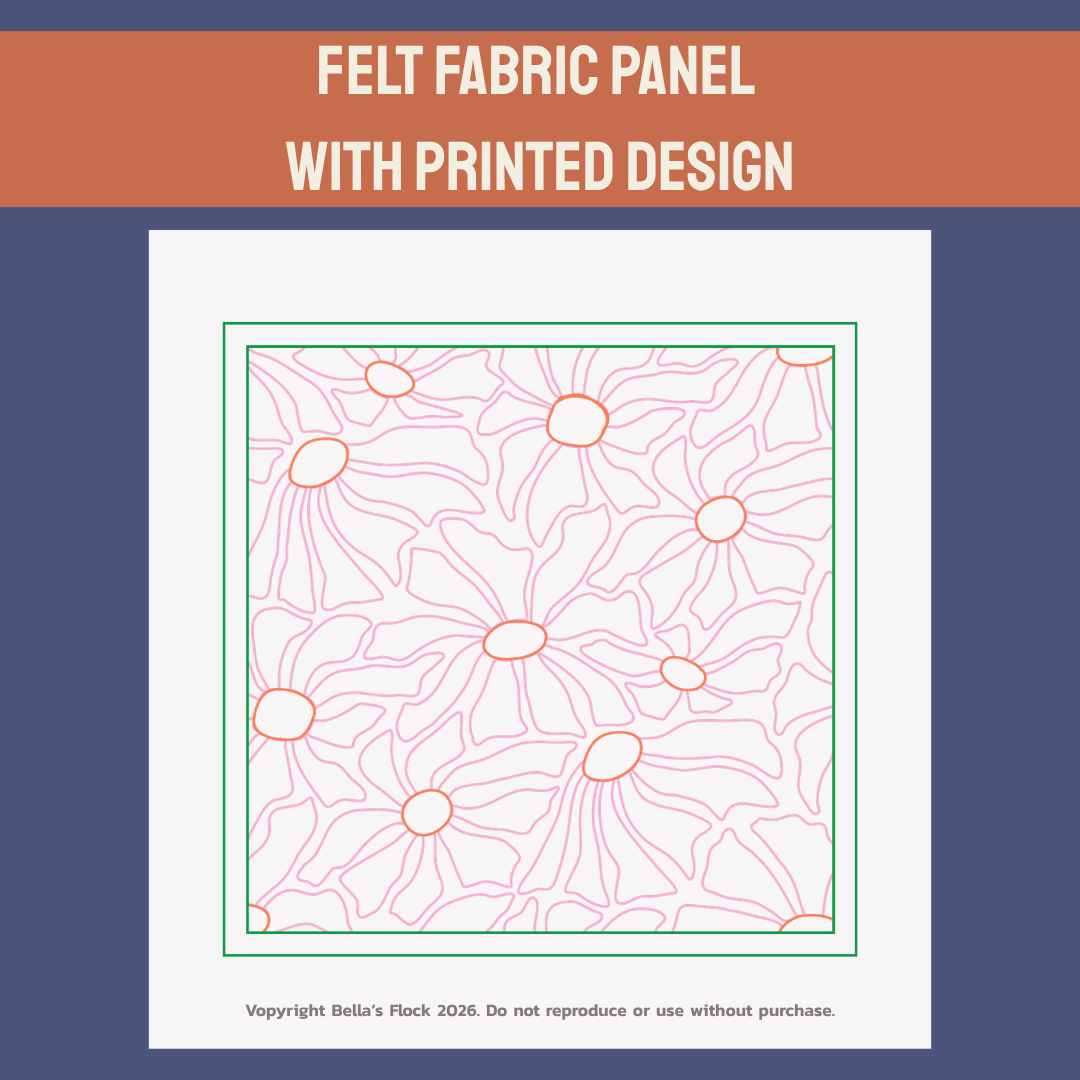 Flocking Panel Printed Felt Panels - – Bella's Flock