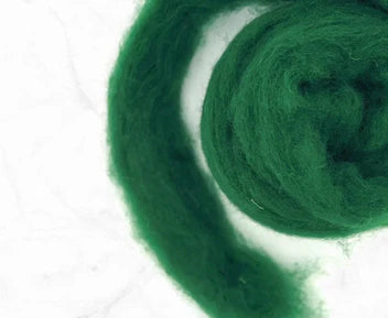 Botanical Green Corriedale Felting Wool