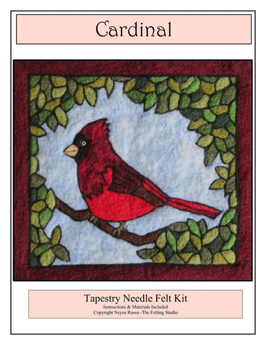 Cardinal Folk Art Tapestry Needle Felting Kit