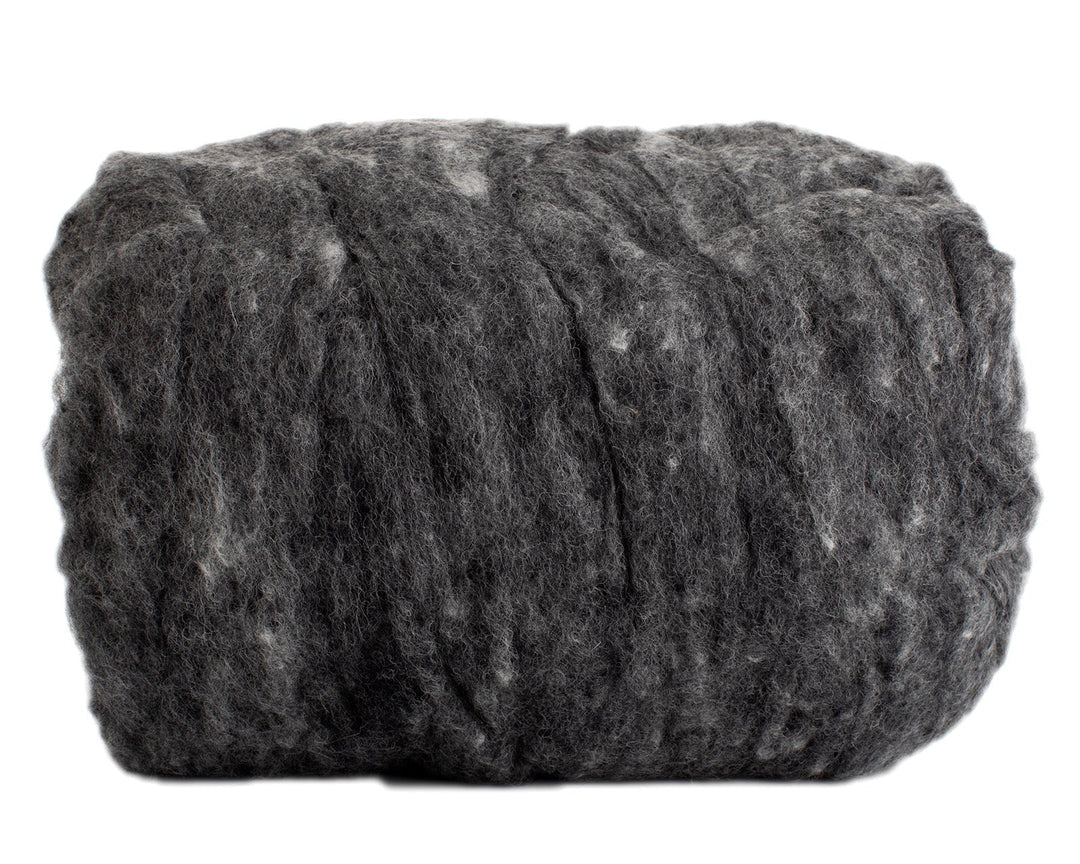 Charcoal Felting Fleece (Heathered Wool)