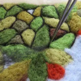 Chickadee Folk Art Tapestry Needle Felting Kit