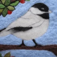 Chickadee Folk Art Tapestry Needle Felting Kit