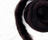Chocolate Carded Corriedale Felting Wool