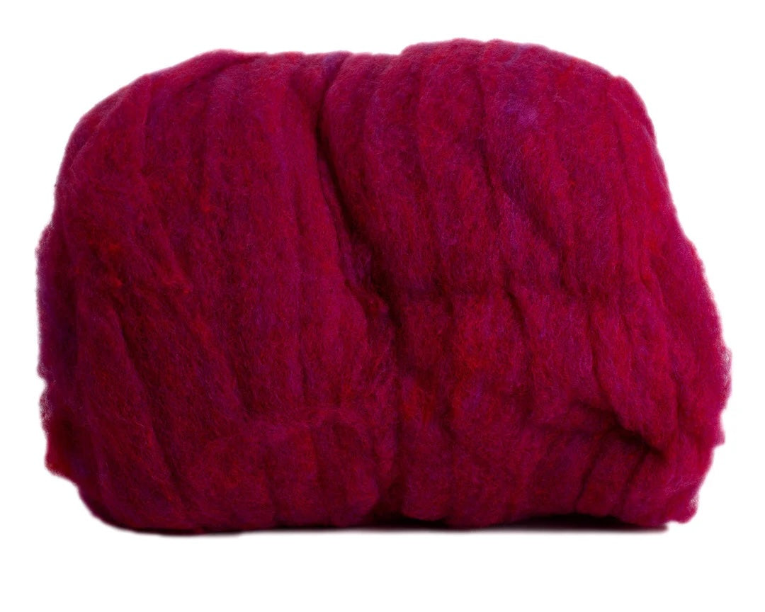 Claret Felting Fleece (Heathered Wool)