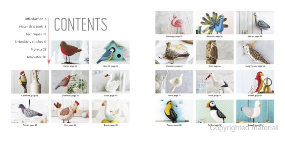 CLEARANCE 🎀 Felt Embroidered Birds Book by Corinne LaPierre
