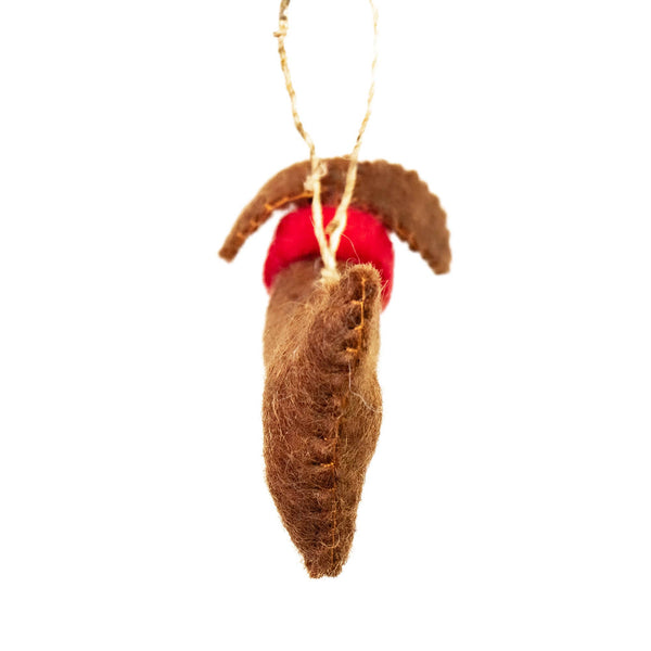 Dachshund Dog Felt Ornament