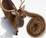 Deer Carded Corriedale Felting Wool