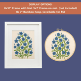 Forget-Me-Not - Felted Art