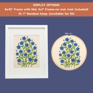 Forget-Me-Not - Felted Art