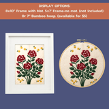 Red Rose - Felted Art