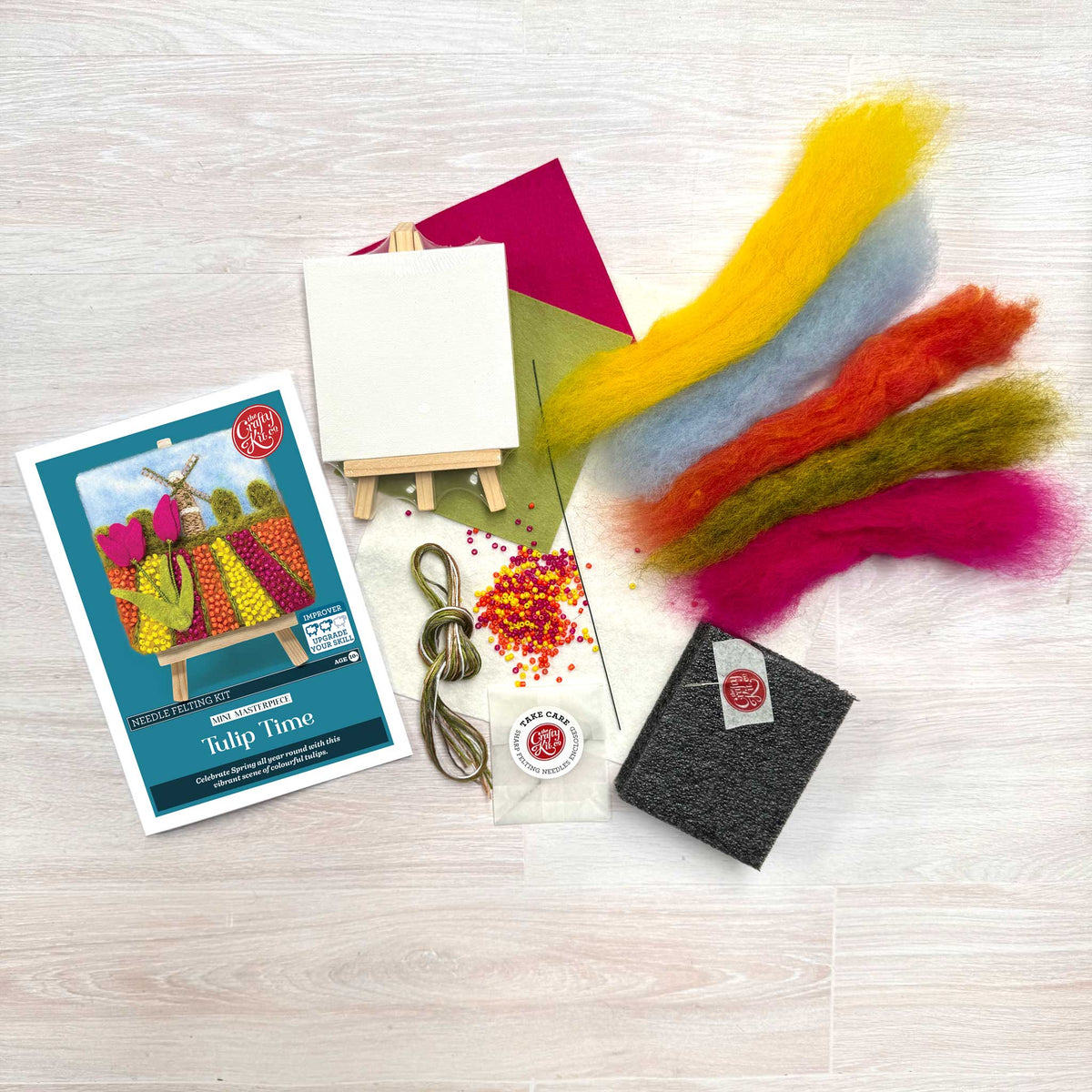 Mini Masterpiece: Tulip Time Needle Felt Kit