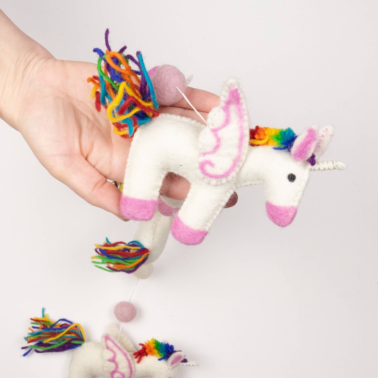 Felt Garland - Rainbow Unicorn