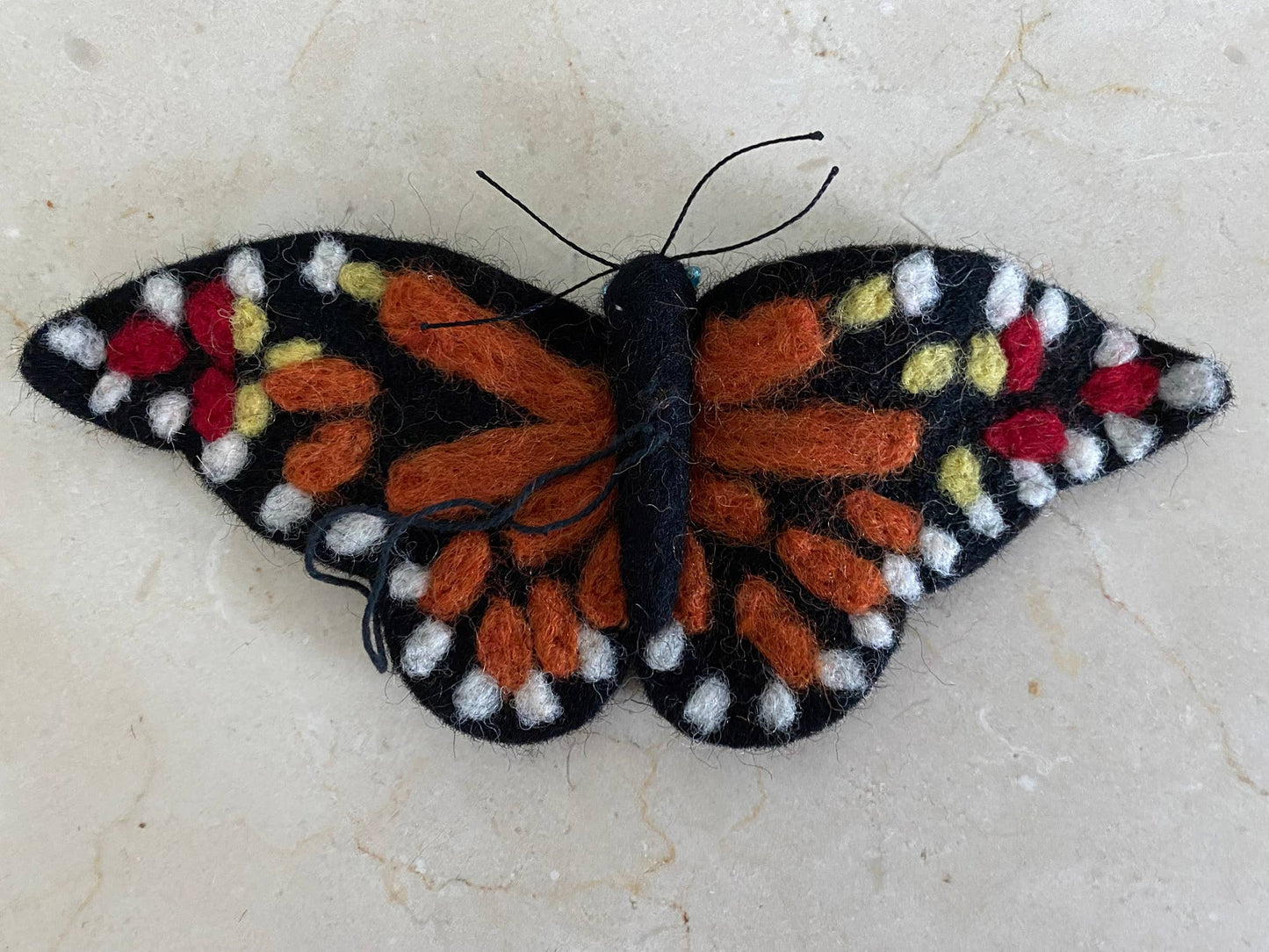 Felted Wool Monarch Butterfly