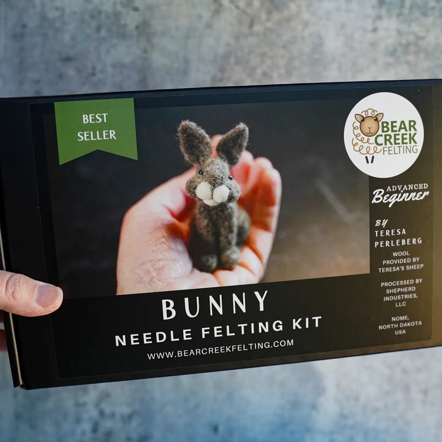 Bunny Needle Felting Kit