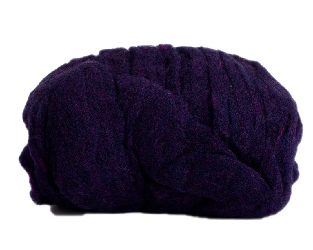 Eggplant Felting Fleece (Heathered Wool) (Copy)