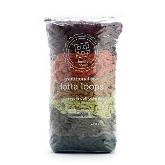 Potholder Loops - Lotta Loops for Traditional Size Loom