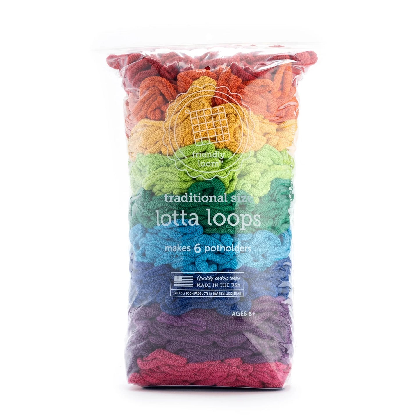 Potholder Loops - Mini Pack for Traditional Size Loom