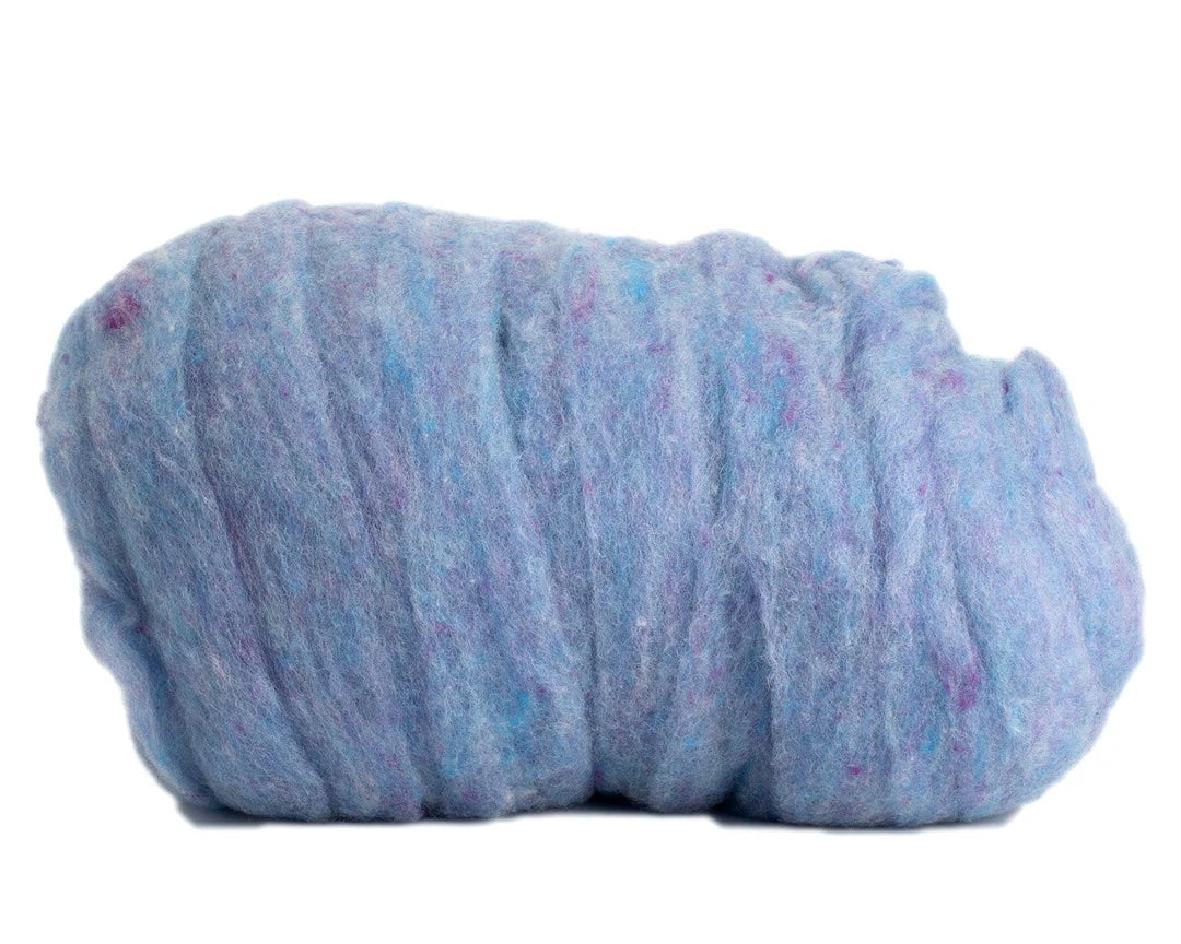 Faded Denim Felting Fleece (Heathered Wool)