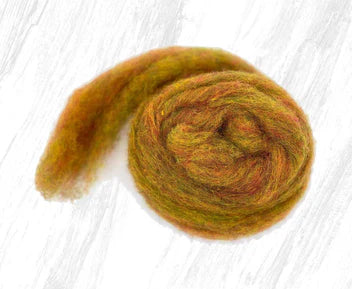Fall Marsh Carded Corriedale Felting Wool