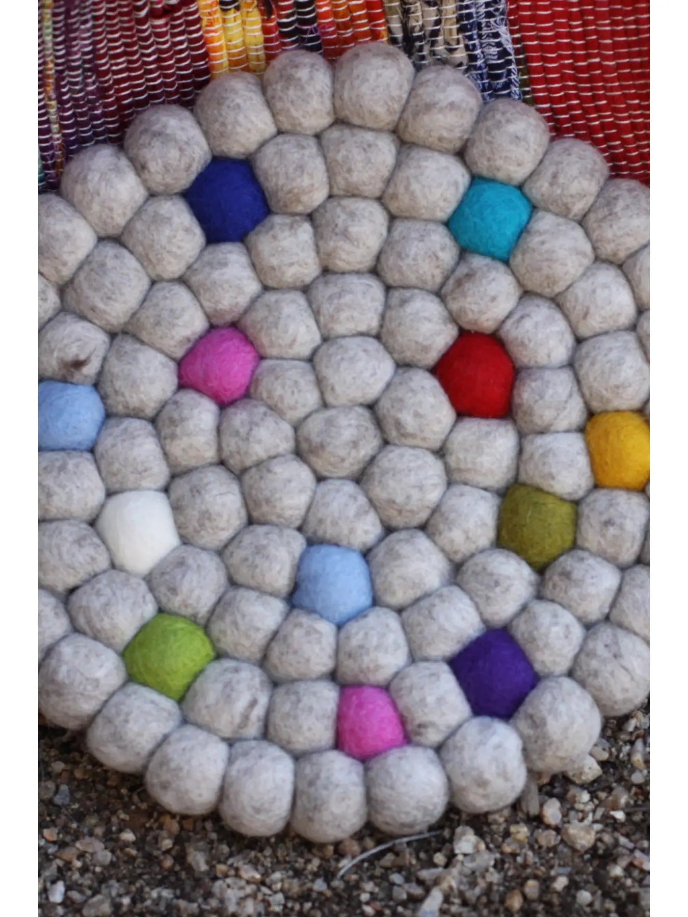 Traditional Felted Wool Trivets - Handmade - Round, Square, Colorful & Neutral!
