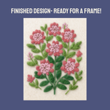 Mountain Laurel- Felted Art