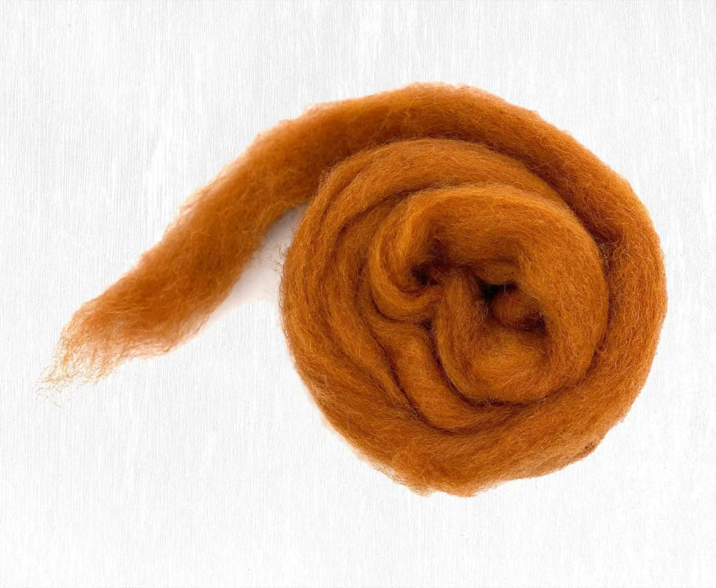 Fox Carded Corriedale Felting Wool