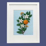Orange Blossom - Felted Art