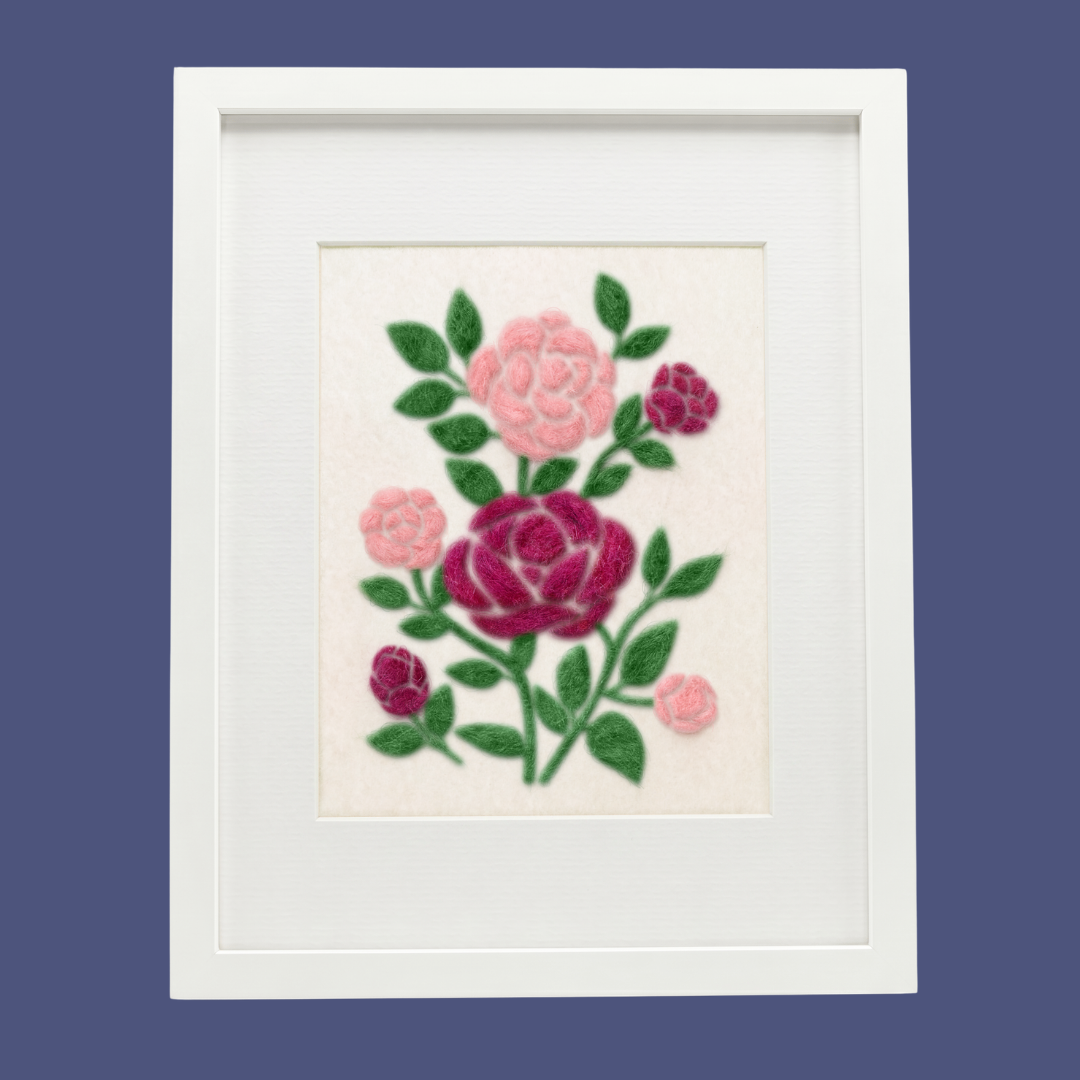 Camellia - Felted Art