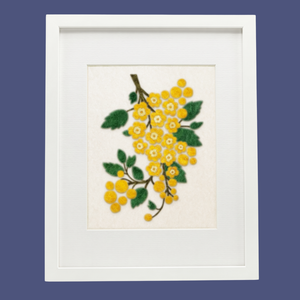 Oregon Grape - Felted Art