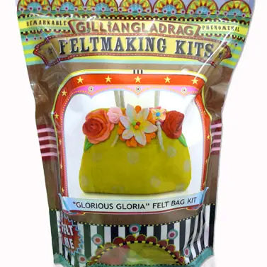 Glorious Gloria Large Wet Felting Purse/Bag Craft Kit