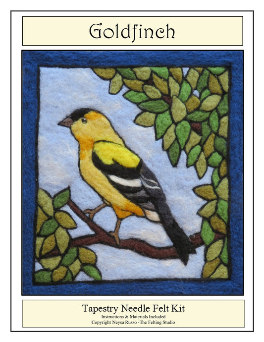 Goldfinch Folk Art Tapestry Needle Felting Kit