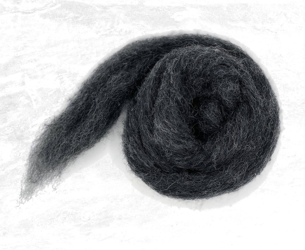 Granite Carded Corriedale Felting Wool