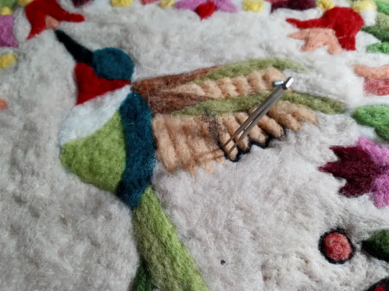 Hummingbird Folk Art Tapestry Needle Felting Kit