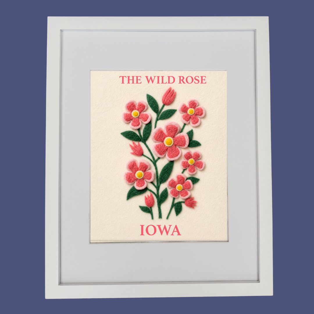 Iowa Wild Rose - State Flower Collection