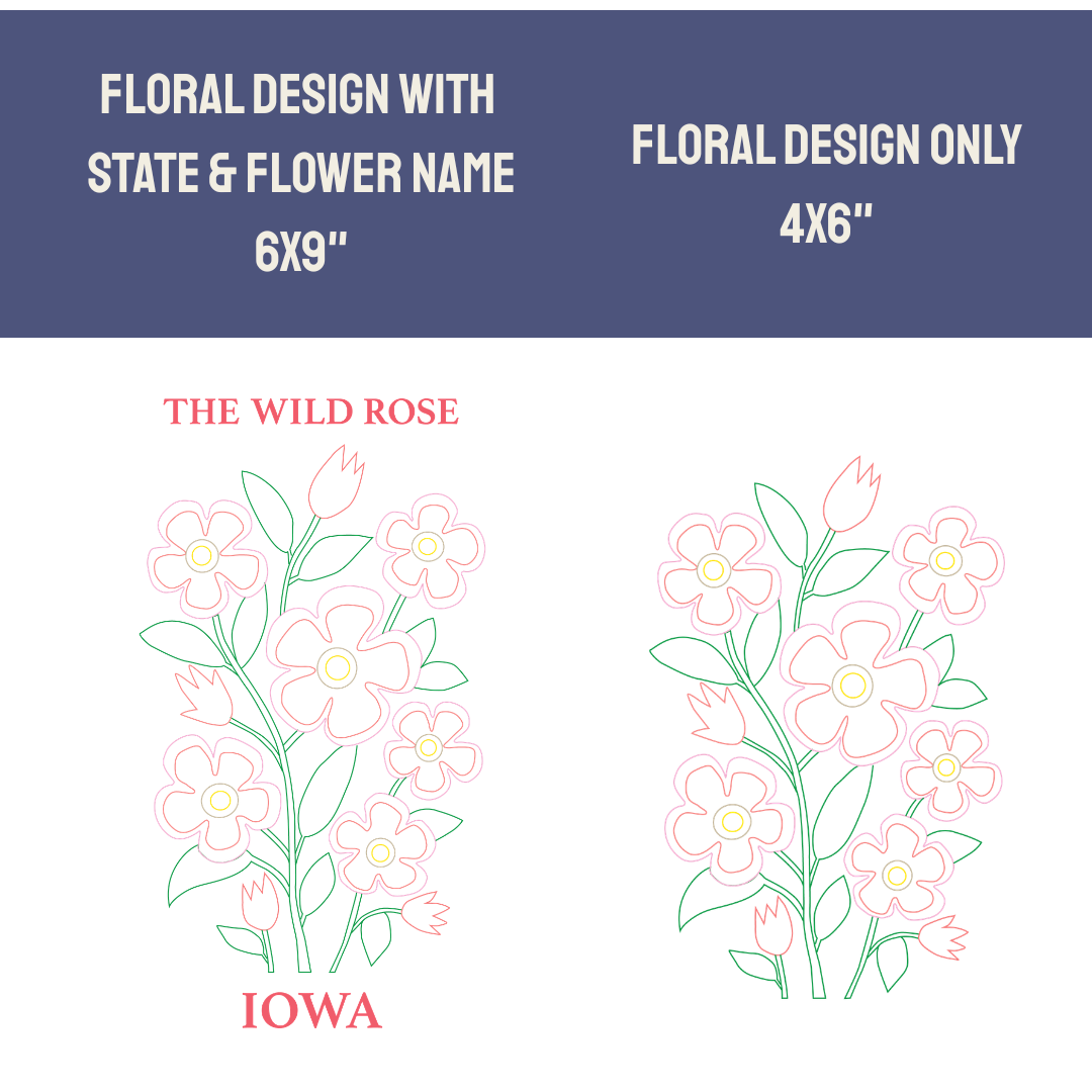 North Dakota Prairie Rose - State Flower Collection