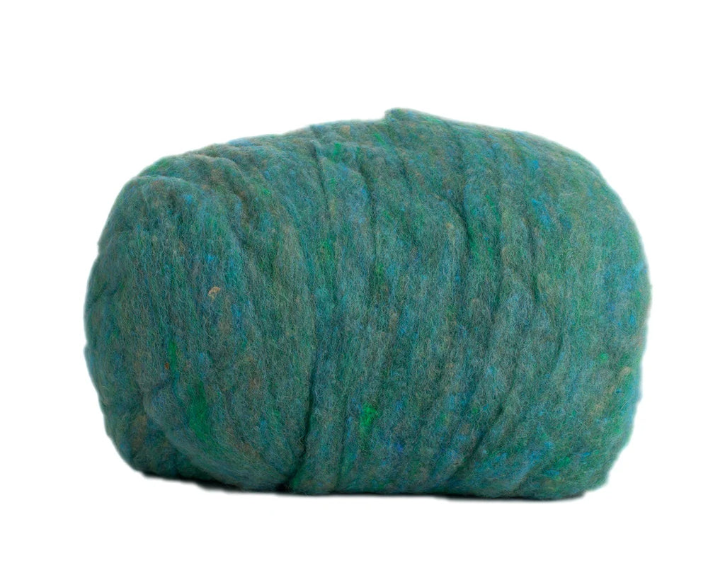 Jeweled Jade Felting Fleece (Heathered Wool)