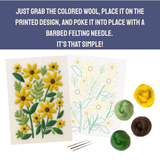 Black-Eyed Susan - Felted Art