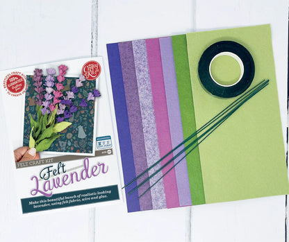 Felt Lavender Flower Kit