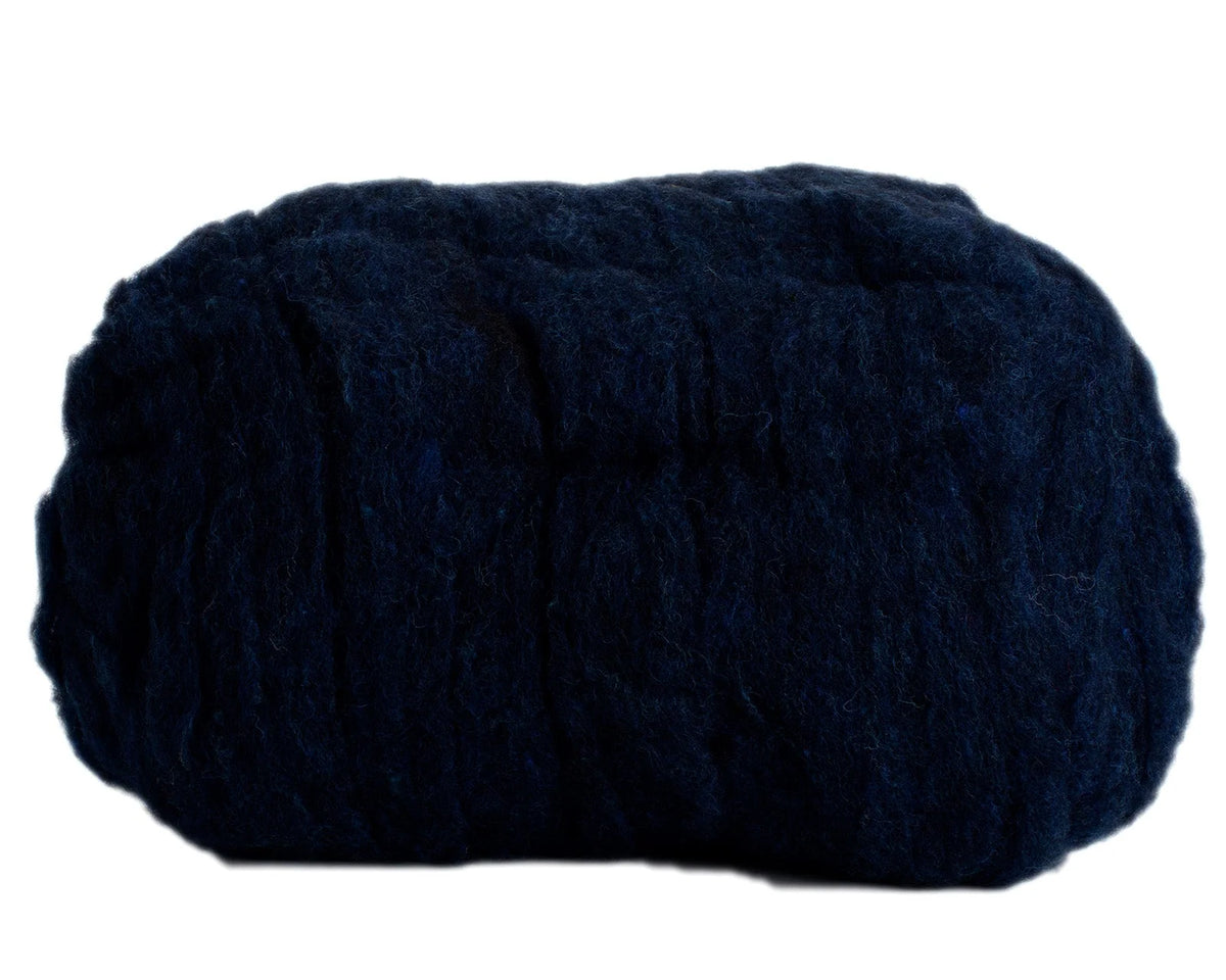 Midnight Blue Felting Fleece (Heathered Wool)