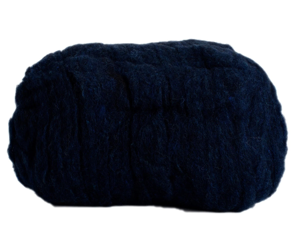 Midnight Blue Felting Fleece (Heathered Wool)