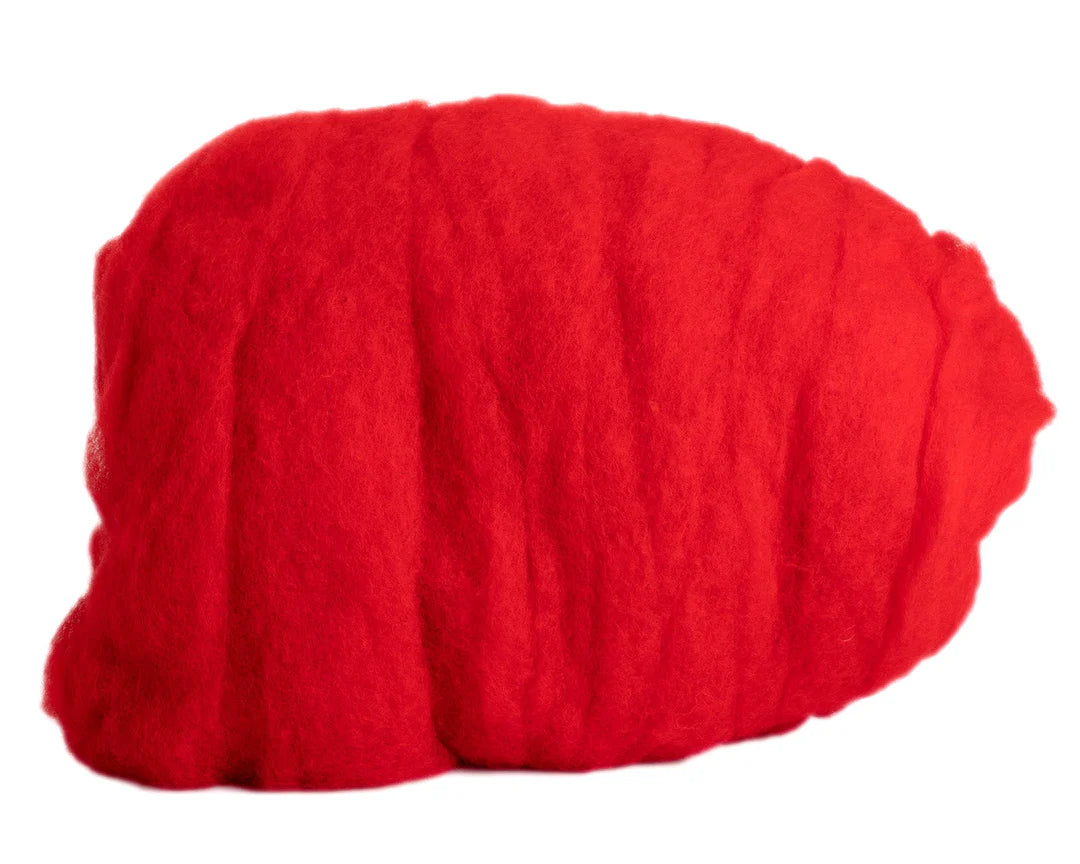 Orange Aurora Felting Fleece (Heathered Wool)