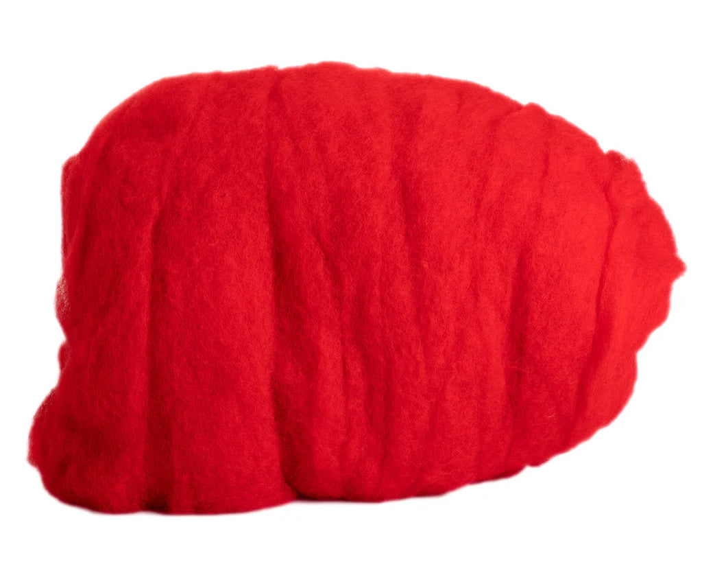 Orange Aurora Felting Fleece (Heathered Wool)