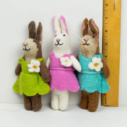 Felt Easter Bunny Doll