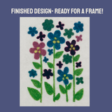 Wood Violet Design - Needle Felting Panel