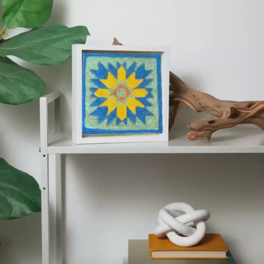 Barn Quilt Star Collection - Felted by Hand