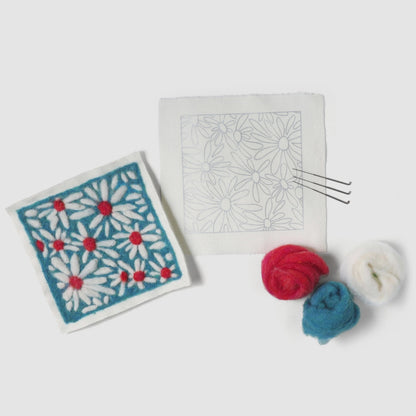 Bold Summer Blooms Needle Felting Kit